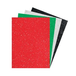 Felt Sheets Glitter Christmas A4 Pk of 10's_2